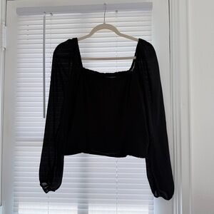 SOLD Abercrombie & Fitch Black Blouse